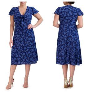 NWT BCBG Paris Women's Tie Front Dress Size XL (16-18)